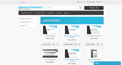 Desktop Screenshot of opencartextensions.eu