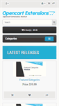 Mobile Screenshot of opencartextensions.eu